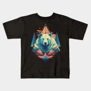 Abstract bear Kids T-Shirt